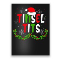 Funny Christmas Matching Couples Jingle Balls Tinsel Tits Poster