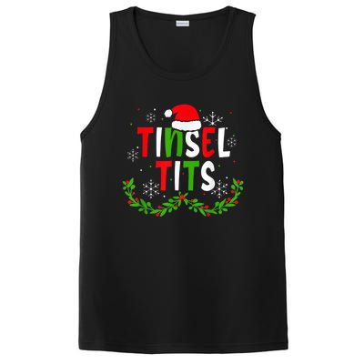 Funny Christmas Matching Couples Jingle Balls Tinsel Tits PosiCharge Competitor Tank