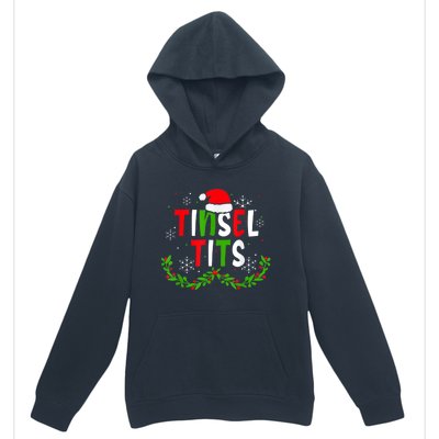 Funny Christmas Matching Couples Jingle Balls Tinsel Tits Urban Pullover Hoodie