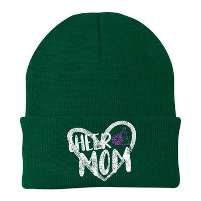 Funny Cheer Mom Heart Cheerleading Cheerleader Knit Cap Winter Beanie