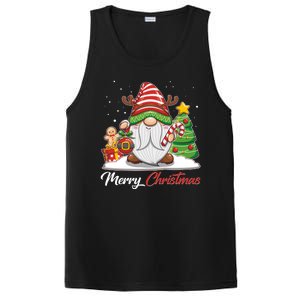 Funny Cute Merry Christmas Gnome PosiCharge Competitor Tank