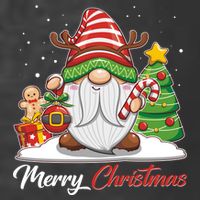 Funny Cute Merry Christmas Gnome T-Shirt