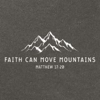 faith can move mountains christian Cotton Canvas Backpack