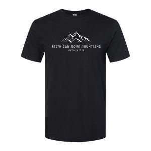 faith can move mountains christian Softstyle CVC T-Shirt