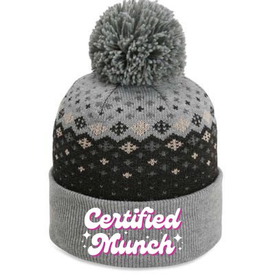 Funny Certified Munch The Baniff Cuffed Pom Beanie