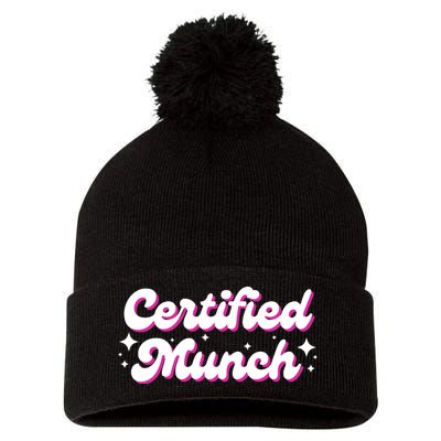 Funny Certified Munch Pom Pom 12in Knit Beanie