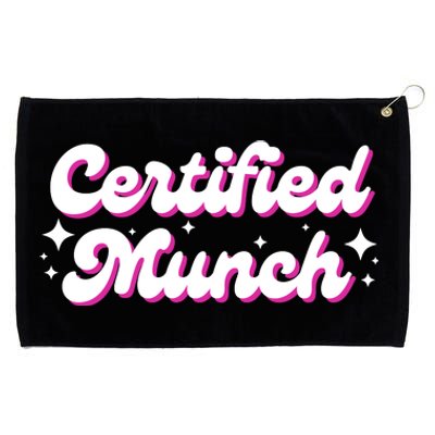 Funny Certified Munch Grommeted Golf Towel