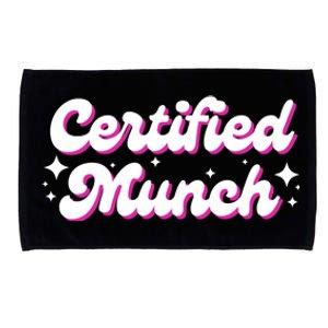 Funny Certified Munch Microfiber Hand Towel