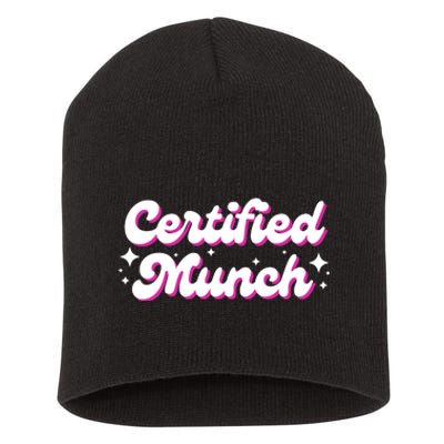 Funny Certified Munch Short Acrylic Beanie