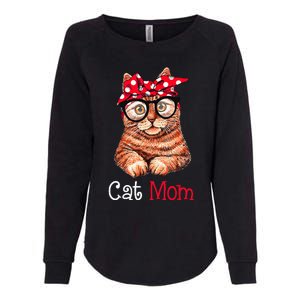 Funny Cat Mom Cat Lovers Mothers Day Mom Women Mothers Gift Womens California Wash Sweatshirt