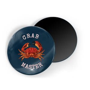 FUN CRAB MASTER I LOVE CRABBING & FISHING SEAFOOD HUNTER Magnet