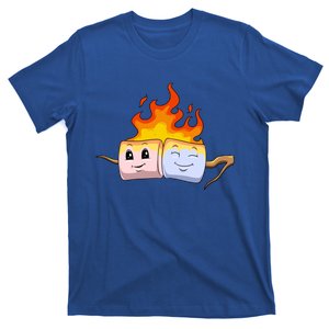 Funny Camping Marshmallow Roasted Marshmallow Summer Camp Gift T-Shirt