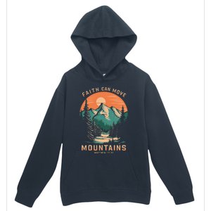 Faith Can Move Mountains Religious Christian Urban Pullover Hoodie