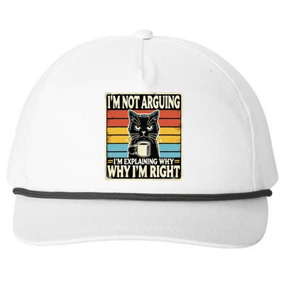 Funny Cat Memes Cat Lover Snapback Five-Panel Rope Hat