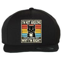 Funny Cat Memes Cat Lover Wool Snapback Cap