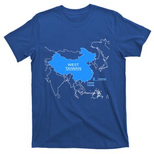 Funny China Map Define China Is West Taiwan Gift T-Shirt