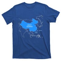 Funny China Map Define China Is West Taiwan Gift T-Shirt