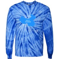 Funny China Map Define China Is West Taiwan Gift Tie-Dye Long Sleeve Shirt