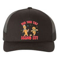 Funny Christmas Nurse Gingerbread Man Did You Try Icing It Yupoong Adult 5-Panel Trucker Hat