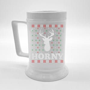 Funny Christmas Naughty Horny Ugly Christmas Gift Beer Stein