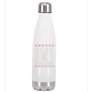 Funny Christmas Naughty Horny Ugly Christmas Gift Stainless Steel Insulated Water Bottle