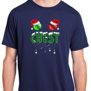 Funny Chest Nuts Christmas Chestnuts Matching Family Couples Gift Adult ChromaSoft Performance T-Shirt