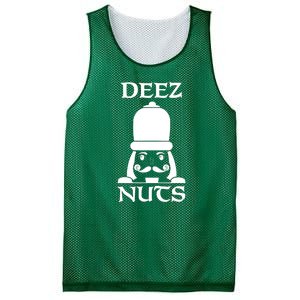 Funny Christmas Nutcracker Design Crack Deez Nuts Gift Mesh Reversible Basketball Jersey Tank