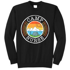 Funny Camp Nurses For Summer Camp Nurse Nursing Sweatshirt