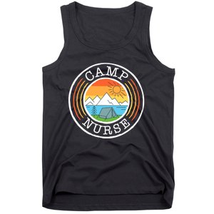 Funny Camp Nurses For Summer Camp Nurse Nursing Tank Top