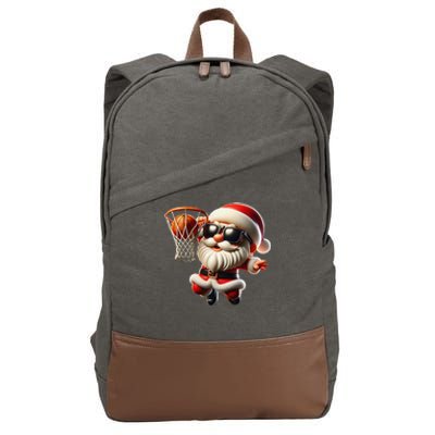 Funny Christmas Nurse Did You Try Icing It Gingerbread Man Cotton Canvas Backpack