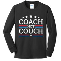 Funny Coach Not Couch 2024 Kids Long Sleeve Shirt