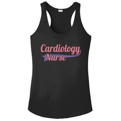 Funny Cardiology Nurse Practitioner Medical Student Gift Ladies PosiCharge Competitor Racerback Tank