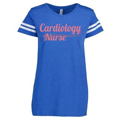 Funny Cardiology Nurse Practitioner Medical Student Gift Enza Ladies Jersey Football T-Shirt