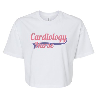 Funny Cardiology Nurse Practitioner Medical Student Gift Bella+Canvas Jersey Crop Tee