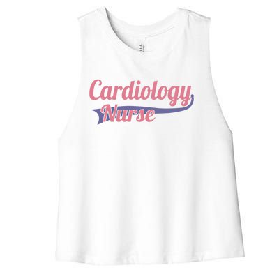 Funny Cardiology Nurse Practitioner Medical Student Gift Women's Racerback Cropped Tank