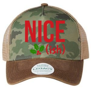 Funny Christmas Niceish Xmas Nice Legacy Tie Dye Trucker Hat