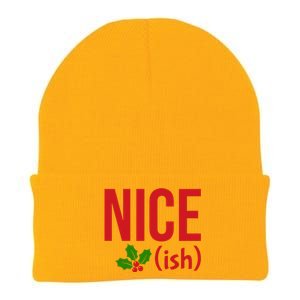 Funny Christmas Niceish Xmas Nice Knit Cap Winter Beanie