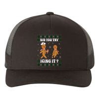 Funny Christmas Nurse Gingerbread Man Did You Try Icing It Yupoong Adult 5-Panel Trucker Hat