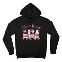 Funny Christmas Nurse Medical Christmas Icu Nicu Rn Er Nurse Hoodie