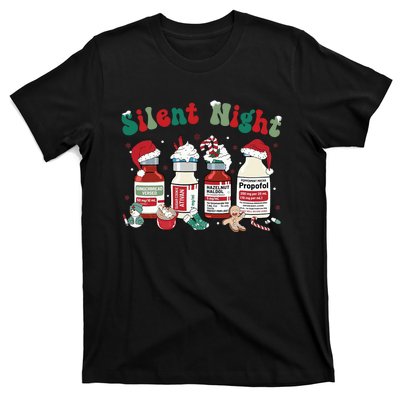 Funny Christmas Nurse Medical Christmas Icu Nicu Rn Er Nurse T-Shirt