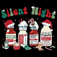 Funny Christmas Nurse Medical Christmas Icu Nicu Rn Er Nurse Impact Tech Backpack
