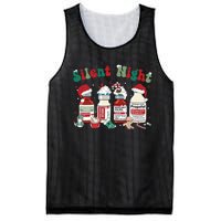 Funny Christmas Nurse Medical Christmas Icu Nicu Rn Er Nurse Mesh Reversible Basketball Jersey Tank