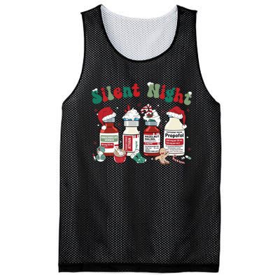 Funny Christmas Nurse Medical Christmas Icu Nicu Rn Er Nurse Mesh Reversible Basketball Jersey Tank