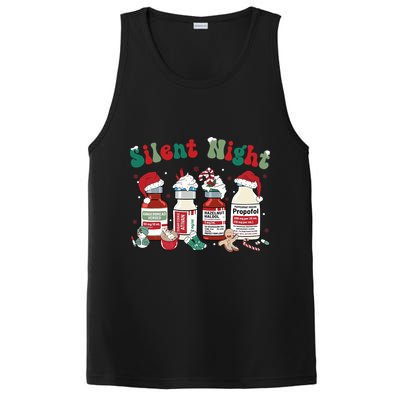 Funny Christmas Nurse Medical Christmas Icu Nicu Rn Er Nurse PosiCharge Competitor Tank