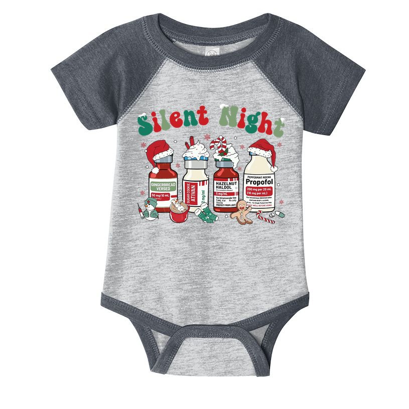 Funny Christmas Nurse Medical Christmas Icu Nicu Rn Er Nurse Infant Baby Jersey Bodysuit