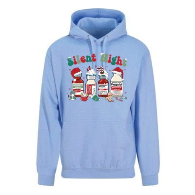 Funny Christmas Nurse Medical Christmas Icu Nicu Rn Er Nurse Unisex Surf Hoodie