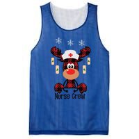 Funny Christmas Nurse Crew Reindeer Red Plaind Nursing Gift Mesh Reversible Basketball Jersey Tank