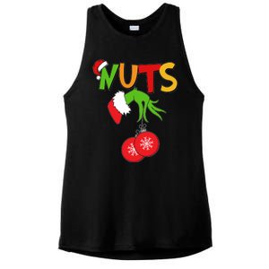 Funny Christmas Nuts Matching Couple Ladies PosiCharge Tri-Blend Wicking Tank