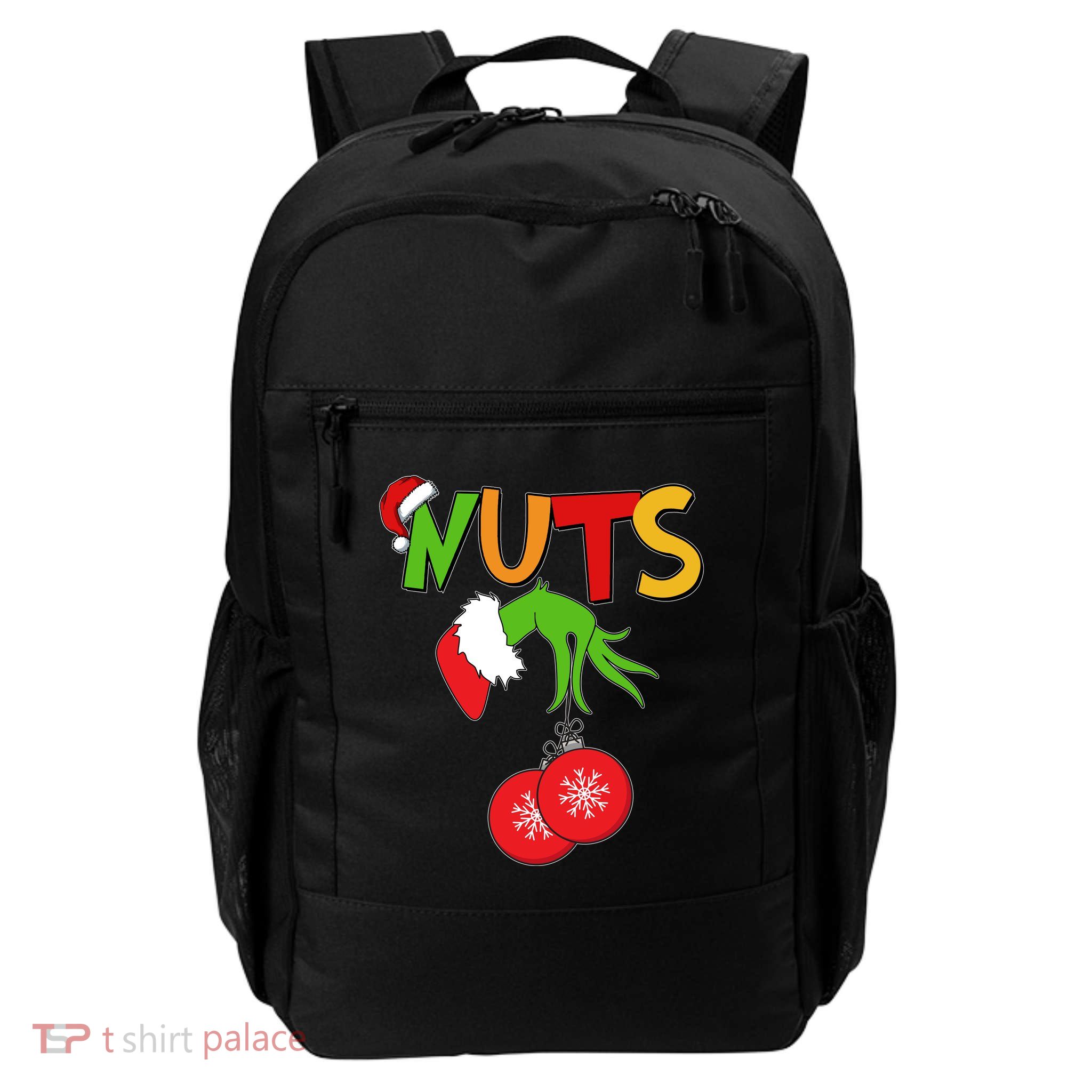Funny Christmas Nuts Matching Couple Daily Commute Backpack