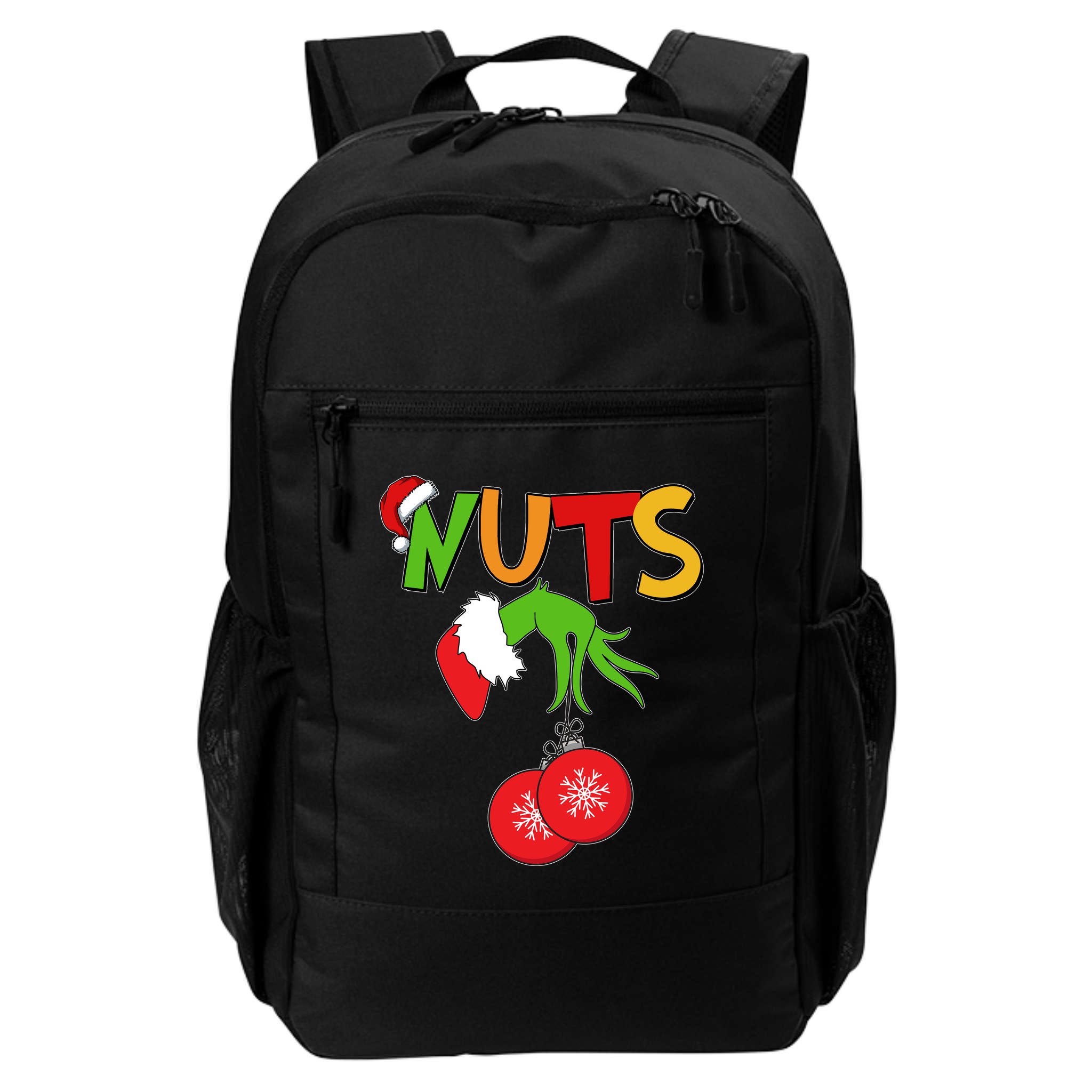 Funny Christmas Nuts Matching Couple Backpack